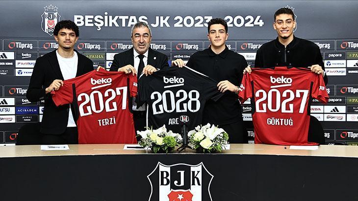 Beşiktaş’ta 3 genç futbolcuyla yeni sözleşme imzalandı!