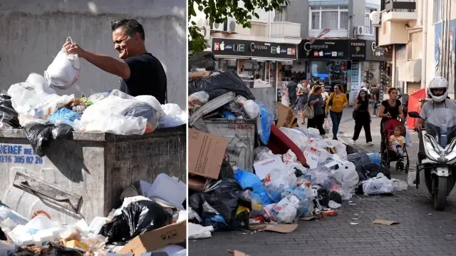 izmir karsiyakada cop daglari olustu vatandaslar kotu kokuya tepki gosterdi izmiri fareler basti yapamiyorsaniz cekin gidin XgaNM2pV
