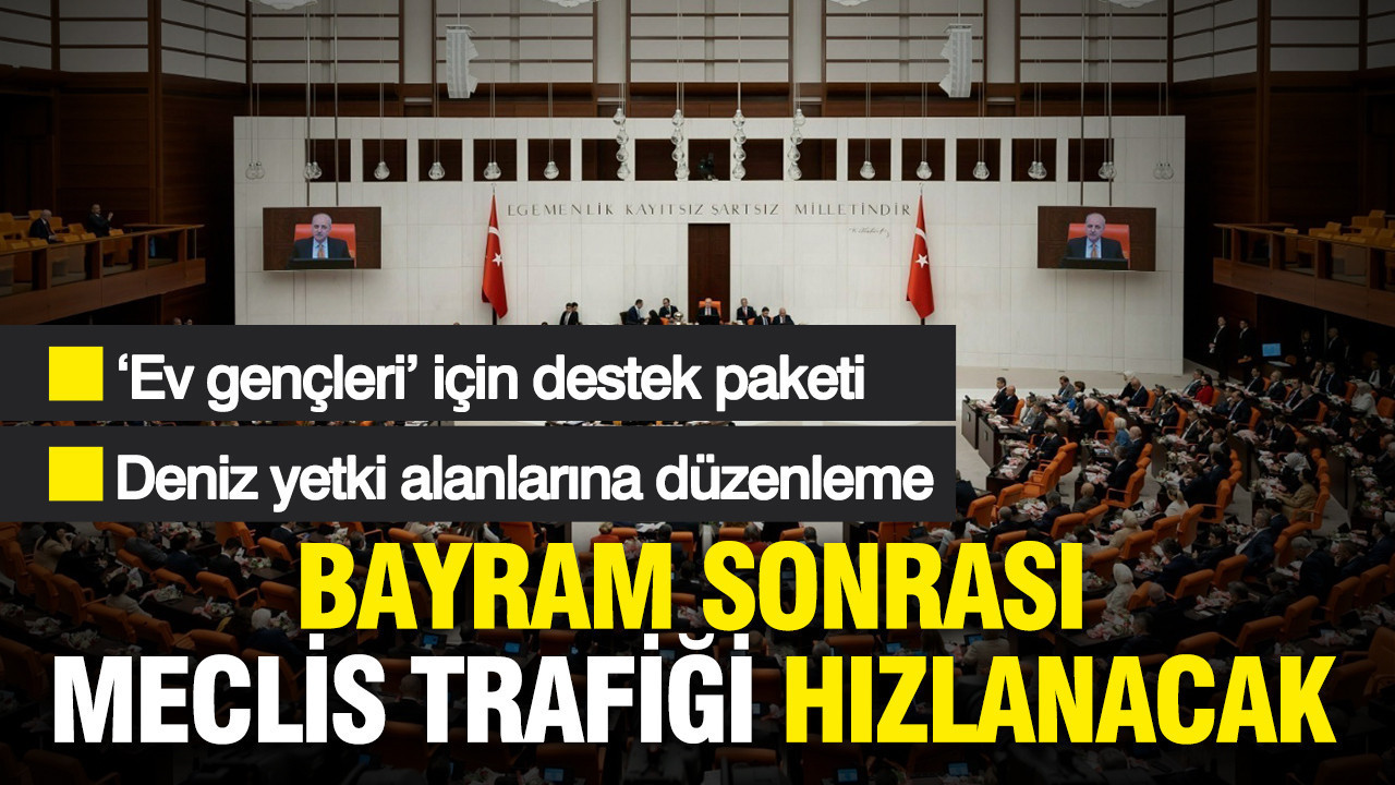Meclis’in Bayram Sonrası Hızlı Dönemi: Gençler için İstihdam Desteği ve Deniz Yetki Alanları Tartışılacak**