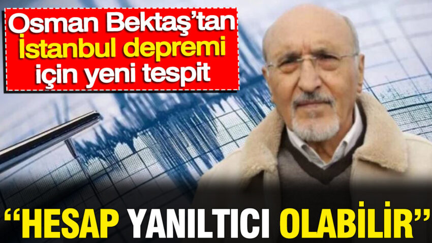Osman bektastan istanbul depremi icin cok konusulacak tespit hesap yaniltici olabilir rEF4ttiX